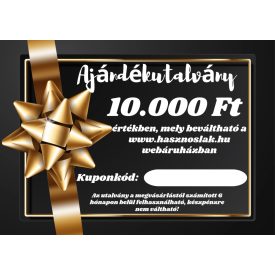 Ajándékutalvány 10.000 Ft. értékben