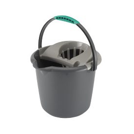 Vixi csavarókosaras felmosó vödör szürke színben